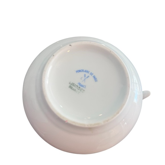 Vintage Large Limoges Rose Botanical Cream and Sugar Set - Picture 8 of 13